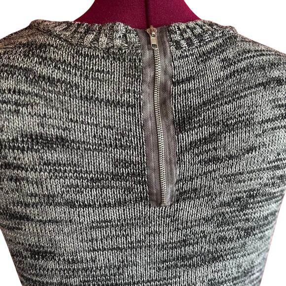 Womens Sweater Size XL Grey Short Sleeve Professional Office Chic Twee Cozy - Picture 6 of 8